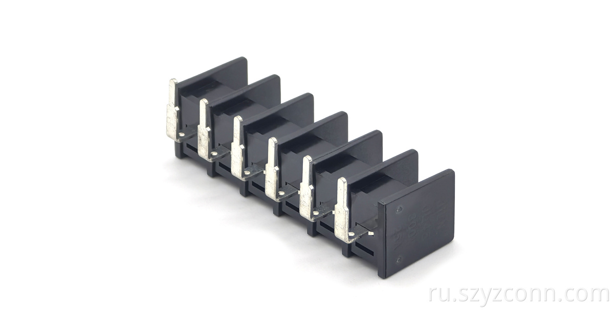 Клеммные колодки с барьером 9,5 мм 9.5mm barrier terminal blocks